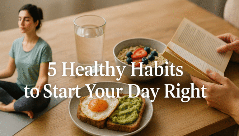 5 Healthy Habits to Start Your Day Right