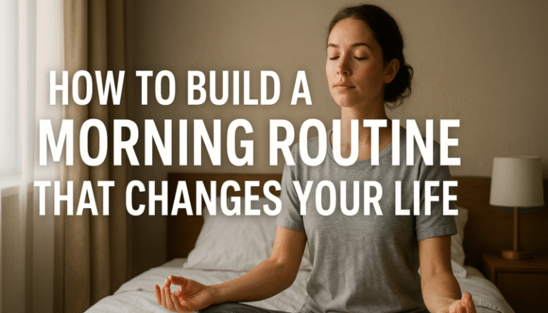 How to Build a Morning Routine That Changes Your Life