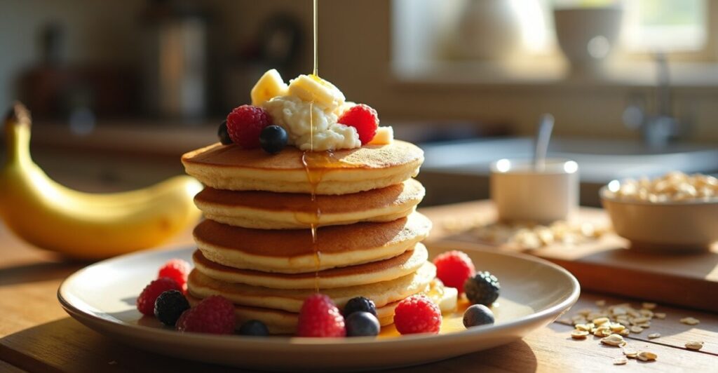 Flavor tactics: banana-cottage cheese pancakes example