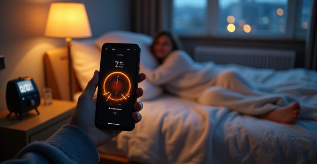 Smart heated blankets and sleep quality