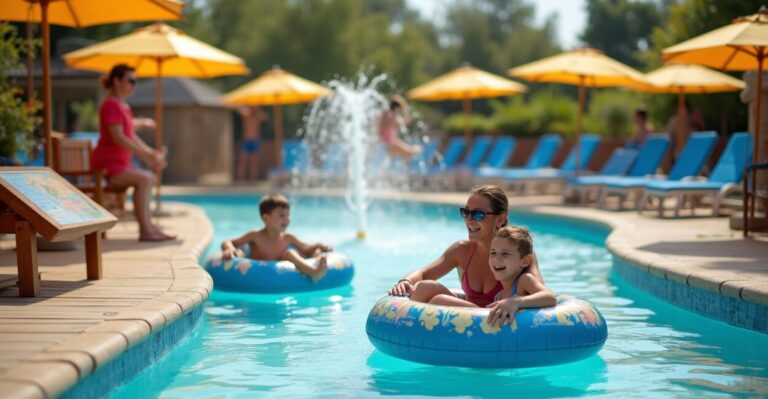 Water Park Leisure: Trendy Rides & Relax Zones