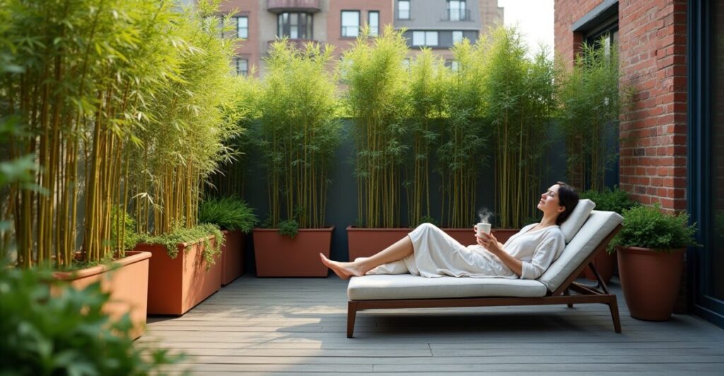 Bamboo as a Soft Privacy Screen