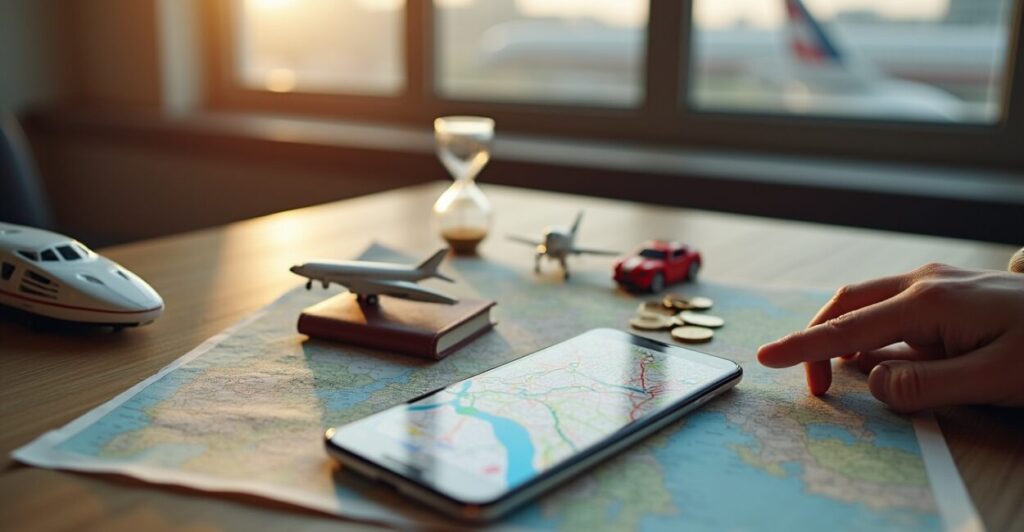 Comparing Routes, Transport and Accommodation Options