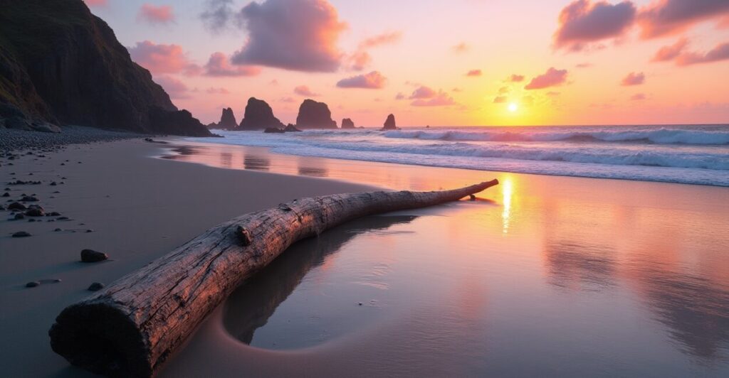 Composing Cinematic Beach Images at Dawn