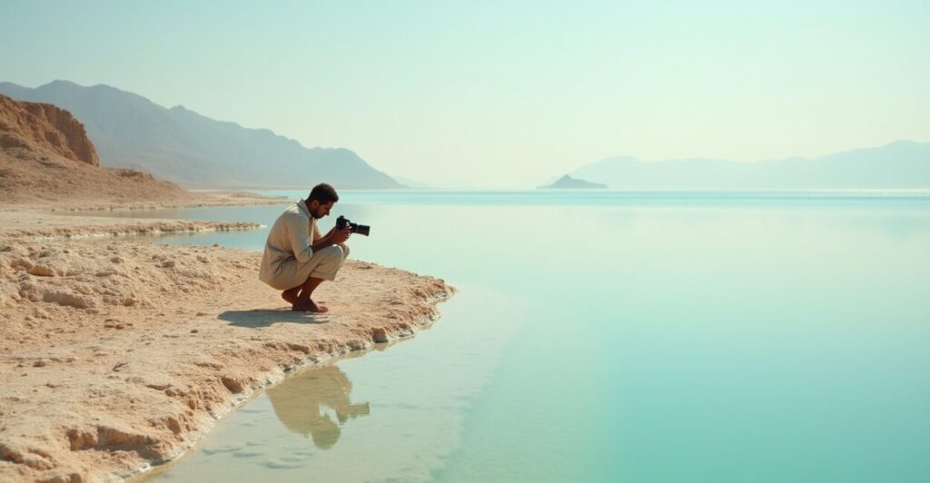 Dead Sea Shorelines, a Surreal Lowland Contrast
