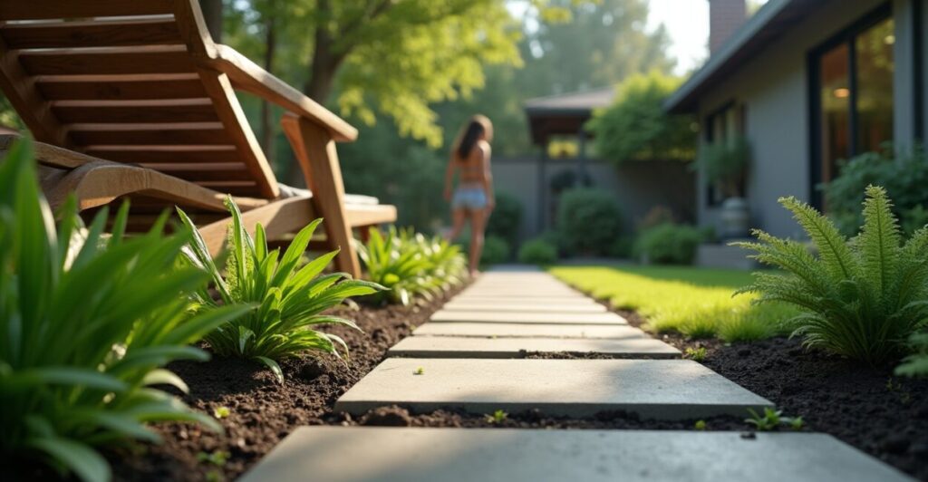 Hostas and Ferns for Tactile Ground-level Calm