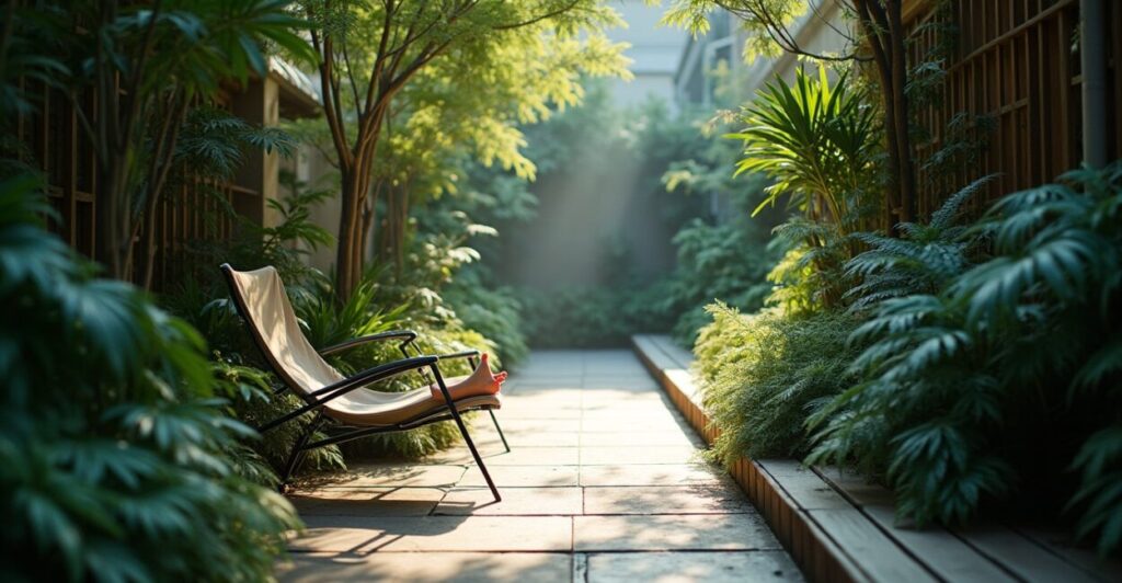 Hostas and Ferns for Tactile Ground-level Calm
