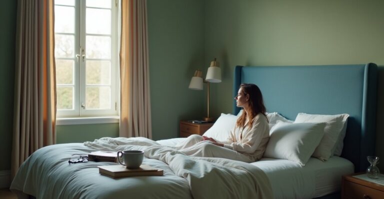 How a Calm Bedroom Painted with Farrow & Ball Soothes Sleep