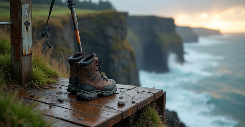 Safe Vantage Points and Avoiding Slippery Cliffs