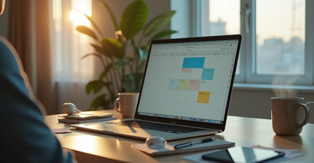 Setting Up Time Blocking Colors in Your Calendar Without Overthinking