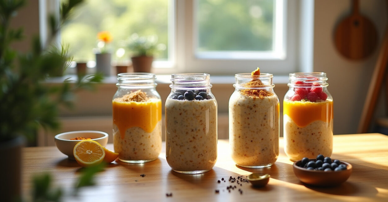 Anti-Inflammatory Oats: 5 Overnight Jars You’ll Love Anti-Inflammatory Oats: 5 Overnight Jars You’ll Love