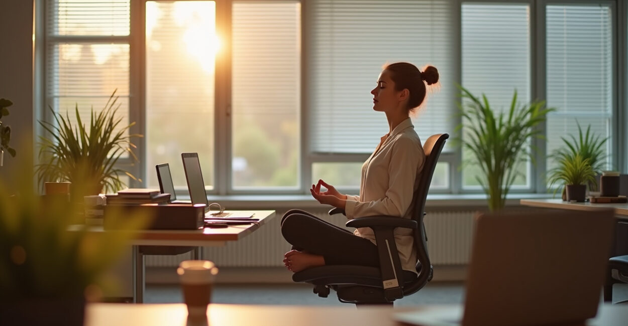 Desk Meditation: 5-Minute Guided Calm for Workdays Desk Meditation: 5-Minute Guided Calm for Workdays