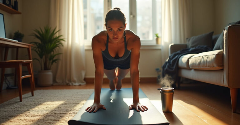 Quick Workouts at Home: 12-Minute Full-Body HIIT Plan