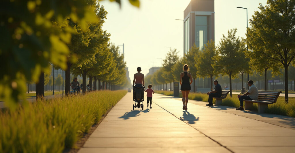 The Paved Greenway Built for Every Stroller Type