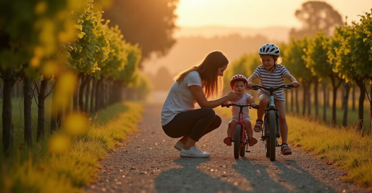 Five Curated Vineyard Bike Routes Keep Families Safe with Under 10 Miles Each